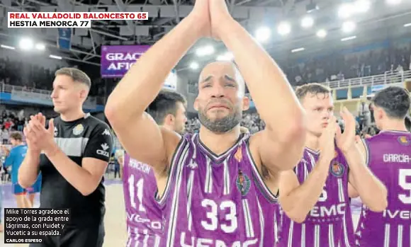 EL CLUB DE BALONCESTO TAMBIÉN DESCIENDE
