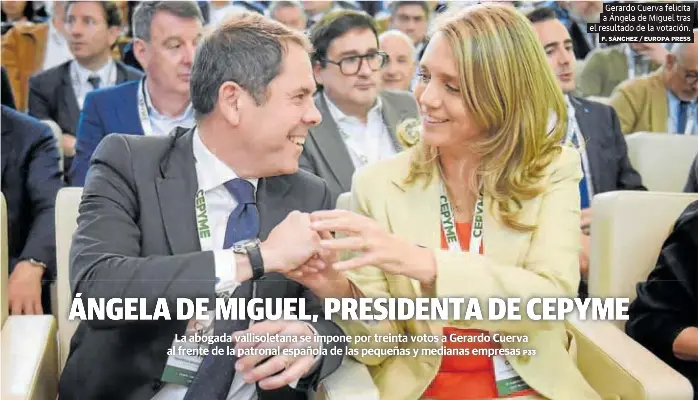 ÁNGELA DE MIGUEL, PRESIDENTA DE CEPYME