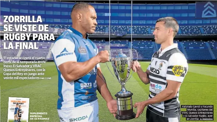 ZORRILLA SE VISTE DE RUGBY PARA LA FINAL