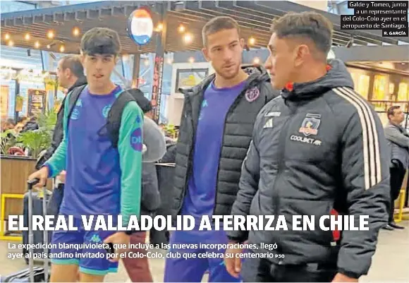EL REAL VALLADOLID ATERRIZA EN CHILE