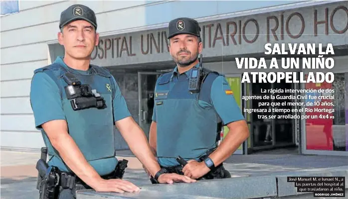 SALVAN LA VIDA A UN NIÑO ATROPELLADO