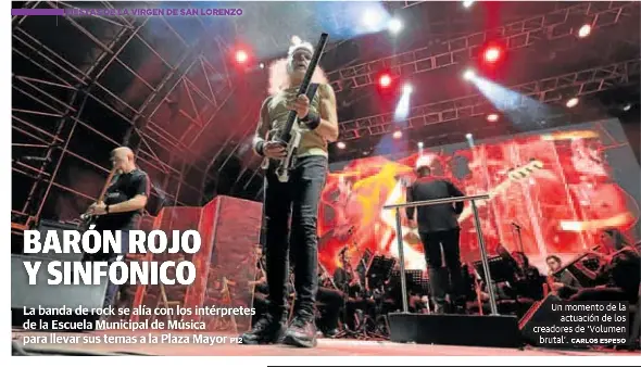 BARÓN ROJO Y SINFÓNICO