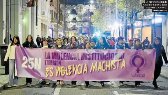 CLAMOR EN VALLADOLID CONTRA LA VIOLENCIA MACHISTA