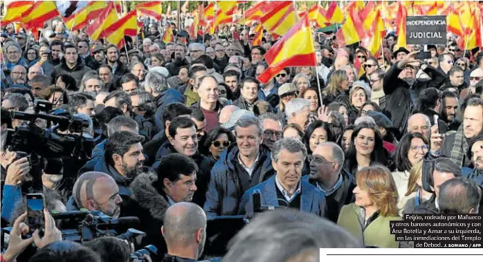 FEIJÓO SUGIERE QUE SÁNCHEZ IRÁ A PRISIÓN