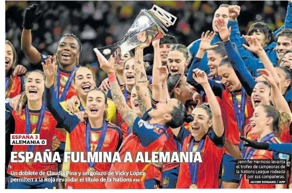 ESPAÑA FULMINA A ALEMANIA