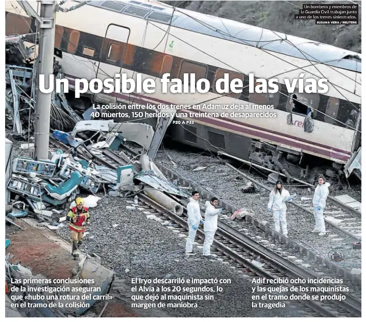 UN POSIBLE FALLO DE LAS VÍAS