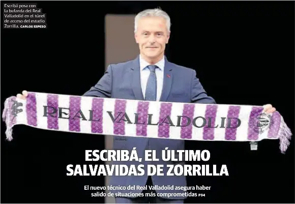 ESCRIBÁ, EL ÚLTIMO SALVAVIDAS DE ZORRILLA