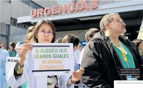 LOS MÉDICOS CARGAN CONTRA LA MINISTRA