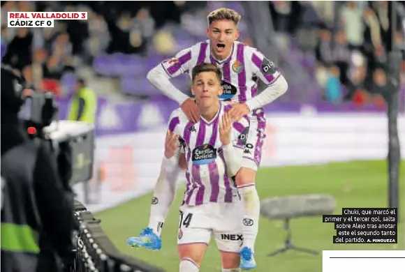 CHUKI LIDERA AL PUCELA EN UN PARTIDO DE PRIMERA