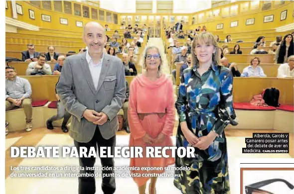 DEBATE PARA ELEGIR RECTOR