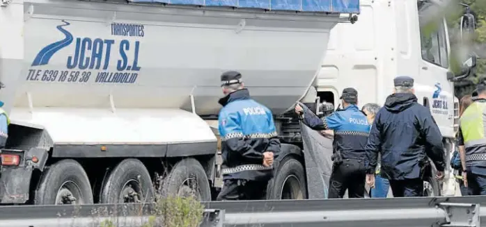 ACCIDENTE LABORAL EN LA VA-20.