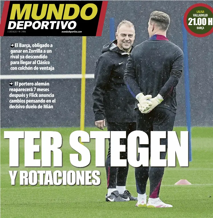 TER STEGEN Y ROTACIONES