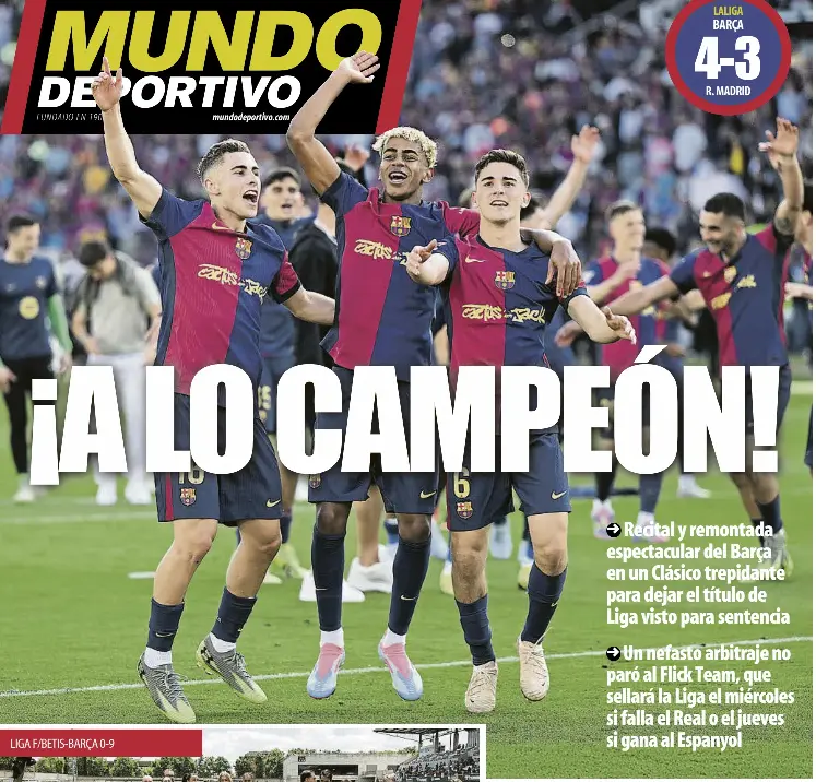 ¡AL O CAMPEÓN!