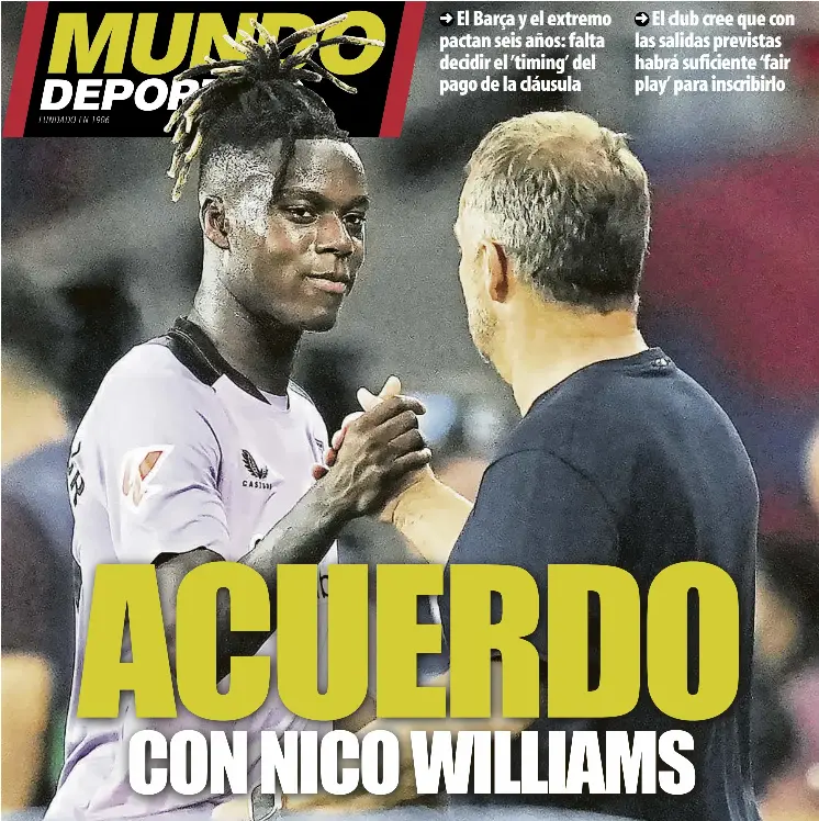 ACUERDO CON NICO WILLIAMS