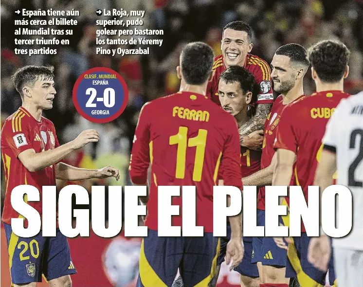 SIGUE EL PLENO
