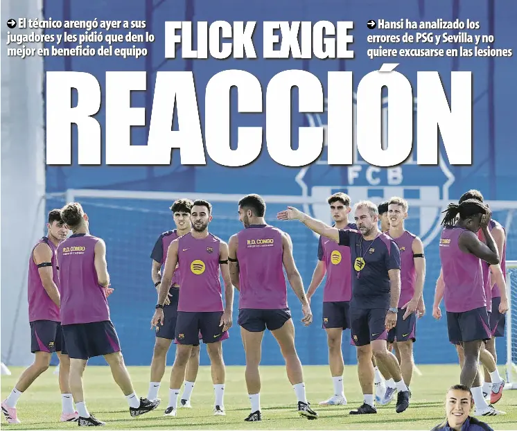 FLICK EXIGE REACCION