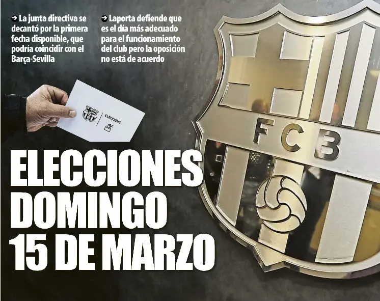 ELECCIONES DOMINGO 15 DE MARZO