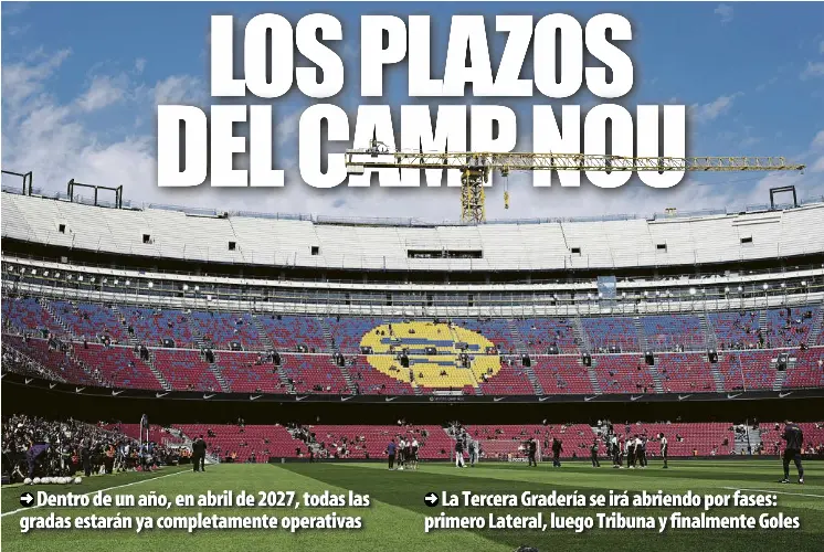 LOS PLAZOS DEL CAMP NOU