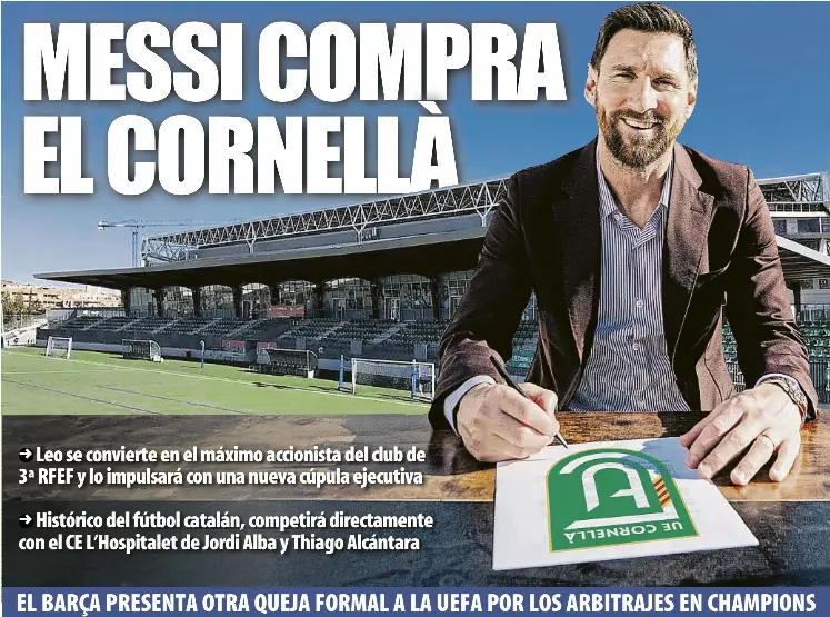 MESSI COMPRA EL CORNELLÀ