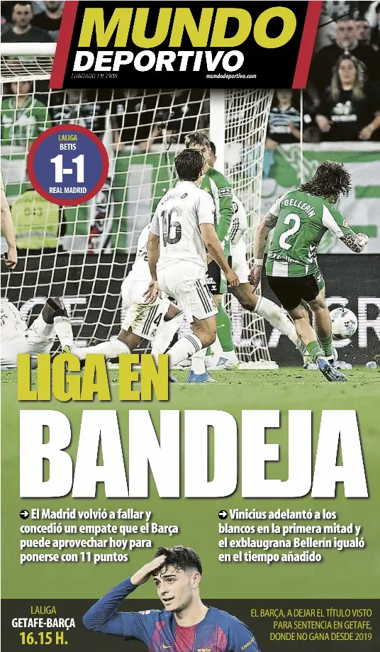 LIGA EN BANDEJA