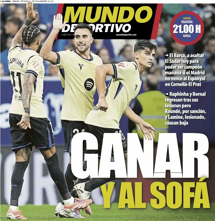 GANAR Y AL SOFÁ