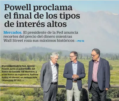 POWELL PROCLAMA EL FINAL DE LOS TIPOS DE INTERÉS ALTOS