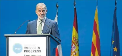 FELIPE VI: “CUALQUIER ALTERNATIVA ES PEOR AL MULTILATERALISMO”