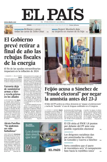 El País (País Vasco) - 22 sept. 2023