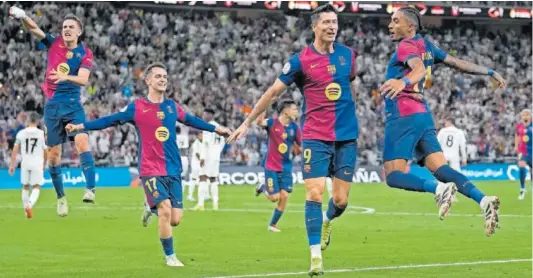 EL BARÇA VAPULEA AL MADRID.