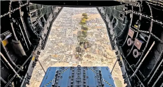 ESPAÑA LANZA AYUDA HUMANITARIA SOBRE GAZA.