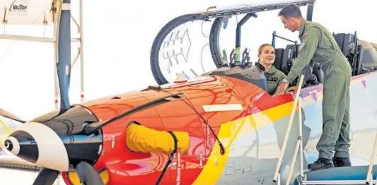 LA PRINCESA LEONOR APRENDE A VOLAR.