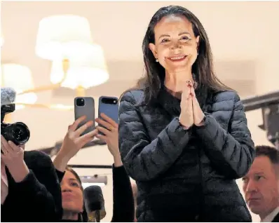 MACHADO: “TRUMP HA SIDO DECISIVO PARA DEBILITAR A MADURO”