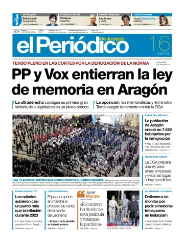 El Periódico Aragón - 16 Feb 2024