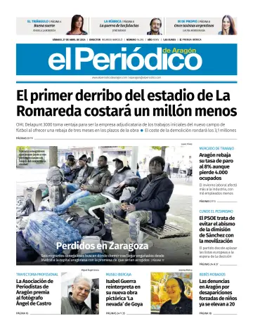 El Periódico Aragón - 27 4月 2024