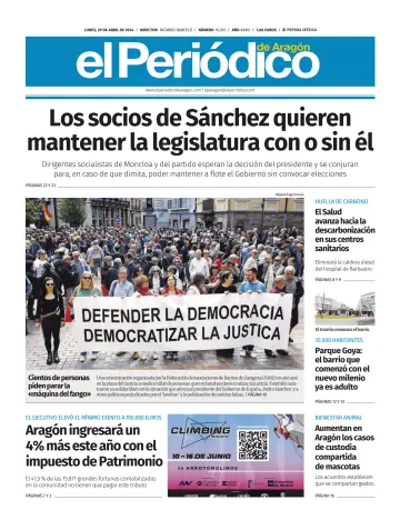 El Periódico Aragón - 29 四月 2024