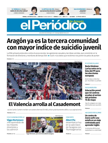 El Periódico Aragón - 3 Bealtaine 2024