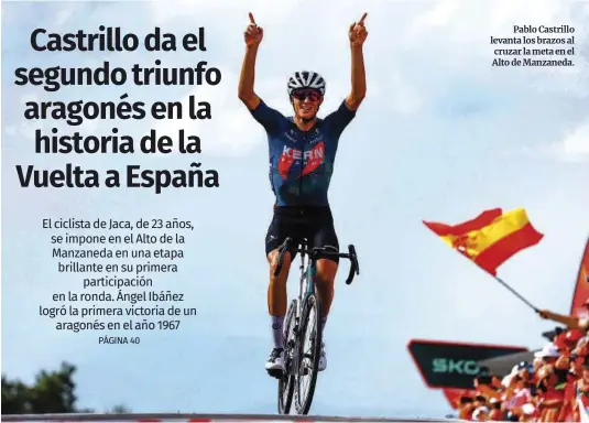 CASTRILLO DA EL SEGUNDO TRIUNFO ARAGONÉS EN LA HISTORIA DE LA VUELTA A ESPAÑA