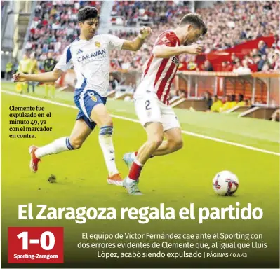 EL ZARAGOZA REGALA EL PARTIDO