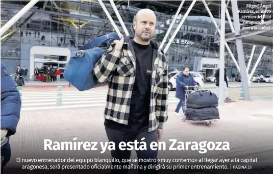 RAMÍREZ YA ESTÁ EN ZARAGOZA