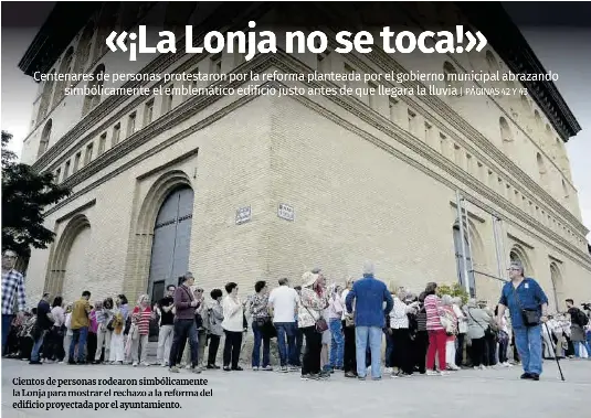 «¡LA LONJA NO SE TOCA!»