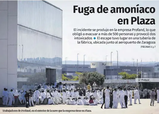 FUGA DE AMONÍACO EN PLAZA