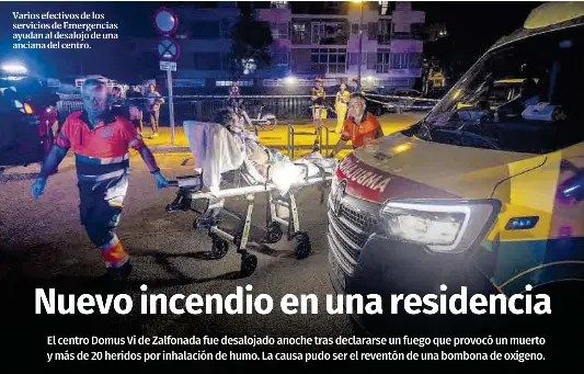 NUEVO INCENDIO EN UNA RESIDENCIA