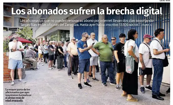 LOS ABONADOS SUFREN LA BRECHA DIGITAL