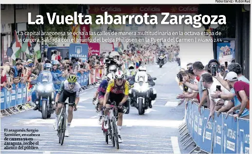 LA VUELTA ABARROTA ZARAGOZA