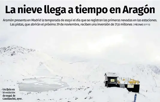 LA NIEVE LLEGA A TIEMPO EN ARAGÓN