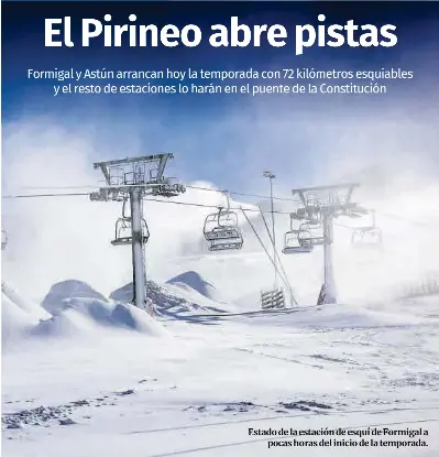 EL PIRINEO ABRE PISTAS