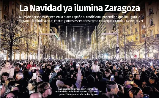 LA NAVIDAD YA ILUMINA ZARAGOZA