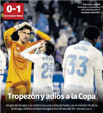 TROPEZÓN Y ADIÓS A LA COPA