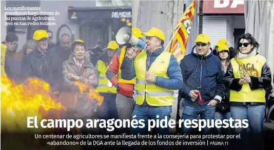 EL CAMPO ARAGONÉS PIDE RESPUESTAS