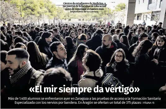 «EL MIR SIEMPRE DA VÉRTIGO»